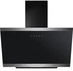 YUNA Dunstabzugshaube DULCIA 60 cm Schwarz Glasfront 3 Leistungsstufen 47W