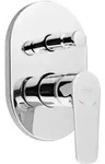 Aqualine LOTTA Unterputz-Duscharmatur, 2 Wege, Chrom
