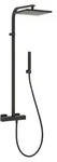 Sapho DIMY Duschs&auml;ule mit Thermostat-Armatur, schwarz