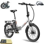 City E-Bike 20 Zoll 155 - 195 cm 36 V bis zu 110 - 130 km Wasserdicht IPX4 Pedelec 7