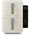 Girmi Doppel-Hei&szlig;luftfritteuse FG41 Ecofrit Dual, 9 l, 2 Zonen - Creme