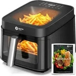 Balter Hei&szlig;luftfritteuse XXL 6,5L mit Sichtfenster, 1700W, Airfryer, ohne &Ouml;l,...