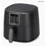 Grundig FRY 6520 Hei&szlig;luftfritteuse Schwarz 6L Touch-Display Timerfunktion - Schwarz
