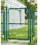 SONGMICS Gartentor, Gartent&uuml;r, verzinkter Stahl, abschlie&szlig;bar, 106 x 125 cm,...