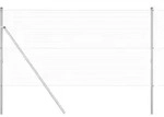 vidaXL Ground Fix Geschwei&szlig;ter Drahtzaun 25 x 1,2 m (B x H) - Silber