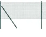 vidaXL Ground Fix Geschwei&szlig;ter Drahtzaun 25 x 0,5 m (B x H) - Gr&uuml;n