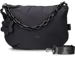 Zwei Hannah Schultertasche 39 cm - Schwarz