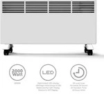 Digital Panel Heater 2000W - Wei&szlig;