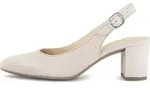 Gabor Pumps Samtchevreau Blockabsatz 6cm spitze Schuhspitze Schnallenverschluss