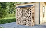 Kaminholzunterstand Karibu 165,2 x 60,4 x 184,4 cm natur