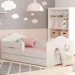 Kinderbett 70x140 | 80x160 cm mit Matratze und Schublade, Lattenrost &...