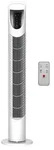 HOMCOM Turmventilator leise, Standventilator mit 3 Bel&uuml;ftungsstufen, 7,5H...
