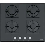 Franke FHNS 604 4G BK C, Schwarz, Integriert, 59 cm, Gaskochfeld, Glas, 4...