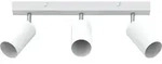 vidaXL Deckenstrahler mit Strahlern Wei&szlig; 38 x 6 x 16 cm Metall - Wei&szlig;