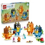 LEGO Blueys Familie aus LEGO Steinen - Lernspielzeug inkl. 4 Figuren mit