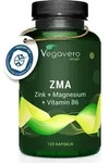 Vegavero ZMA | 120 Kapseln | Magnesium + Zink + Vitamin B6 | vegan