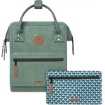 CABAIA Freizeitrucksack Rucksack mit Laptopfach Adventurer Recycled Velvet...