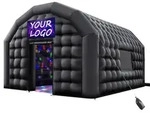 VEVOR Aufblasbares Partyzelt 6x5x3,65 m, W&uuml;rfelzelt f&uuml;r Disco Nachtclub, Pavillon