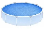 Happy People Pool Solarplane Rund f&uuml;r Framepool Stahlrahmenpool 360 cm Abdeckung -