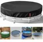 Poolabdeckung Rund 305 420 D Oxford-Stoff Uv-Schutz Kordelzug Bodenn&auml;gel...