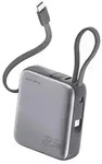 4smarts Powerbank Pocket Dual Cord 10000mAh 22.5W, spacegrau - Grau