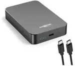 ANSMANN MagSafe Powerbank 10000 mAh, kabellose Powerbank mit USB C f&uuml;r iPhone - Grau