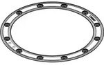 Geberit 242612001 Set Flachdichtung zu Geberit Pluvia