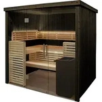 Harvia Fenix 1620S Sauna Saunakabine aus Fichte schwarz Indoor-Sauna 206 x 160 x 201