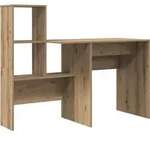 vidaXL Schreibtisch Artisan-Eiche 131,5 x 50 x 106,5 cm Holzwerkstoff - Braun