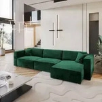Masseno Ecksofa TOLMO M mit Schlaffunktion L-Form, Sofa mit Bettkasten,