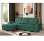 MKS MEBLE Sofa mit Schlaffunktion - Ecksofa mit Schlaffunktion und Bettkasten -...
