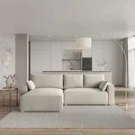 Masseno Ecksofa FORIL mit Schlaffunktion L-Form, Sofa mit Bettkasten,...