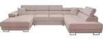 MIRJAN24 Wohnlandschaft Torezio Bis Cord, Stilvoll Eckcouch mit Bettkasten und