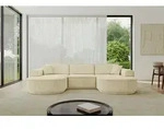 ALTDECOR Ecksofa in U-Form MARI-U1-v3 - 303x171x83 cm Beige - Corner Sofa Bett