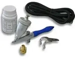 Wiltec Airbrush &bdquo;Air Eraser&ldquo; Mini Sandstrahlpistole und Strahlmittel, 0,5 mm