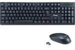 Equip Wireless Tastatur + Maus. Layout portugiesisch schwarz - Schwarz