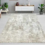 Teppich Used Look modern elegant Beige Gr&ouml;&szlig;e - 200 x 290 cm - Beige/Creme