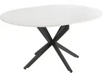 Esstisch Vicco Loyd Wei&szlig;/Schwarz 120 x 76.5 cm ausziehbar, Model 51776 -