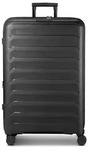 d&n Toronto 4 Rollen Trolley L 75 cm mit Dehnfalte - Schwarz