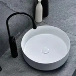 Rea Aufsatzwaschbecken Elma Round White - Wei&szlig;