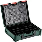 Metabo metaBOX 100 S Organizer mit 15 Einsatzboxen u. transparentem Kofferdeckel