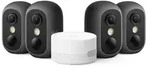 eufy Security eufyCam C35 Black 4-Kamera-Set Black - Schwarz