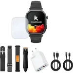 Knauermann PRO 4 (2026) Smartwatch mit Anruf & SOS Funktion - Schwarz