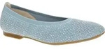 Gabor 84.146 Ballerinas - Damen Halbschuhe - Slipper blau NEU - Blau - 35