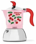Bialetti Mercato Della Frutta Espressokocher Fiammeta 2 Tassen, Kaffeebereiter,