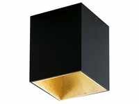 Eglo 94497 Polasso LED-Deckenleuchte 10 x 10cm Schwarz Gold (LT)