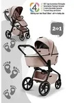 Moon Resea 2.0 Kombikinderwagen sand