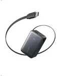 Anker Nano Power Bank (10K, 45W, Built-In Retractable USB-C Cable) - Schwarz