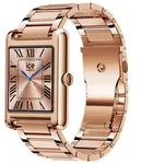 Ice Watch, Rechteckige Smartwatch Ice Smart TK 2.0 mit Edelstahlarmband, Ros&eacute;gold -