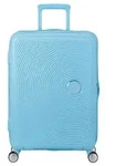 American Tourister Soundbox Spinner 67 / 24 TSA EXP Trolley Blueberry Fizz hellblau -